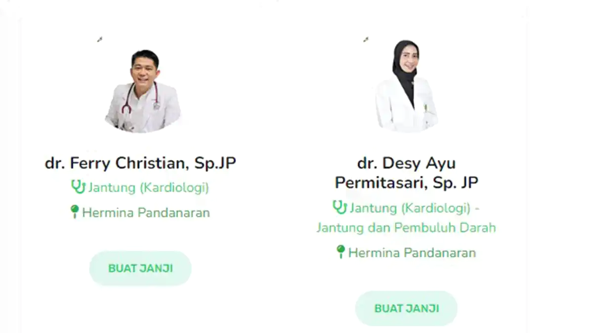 Jadwal Praktek Dokter RS Hermina Pandanaran 2024